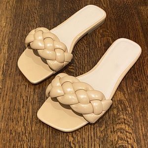 NEW Summer Leather Braided Sandals
